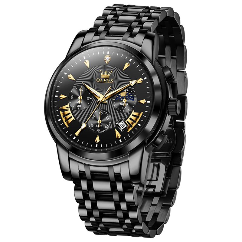 OLEVS Quartz Chrono Moonphase